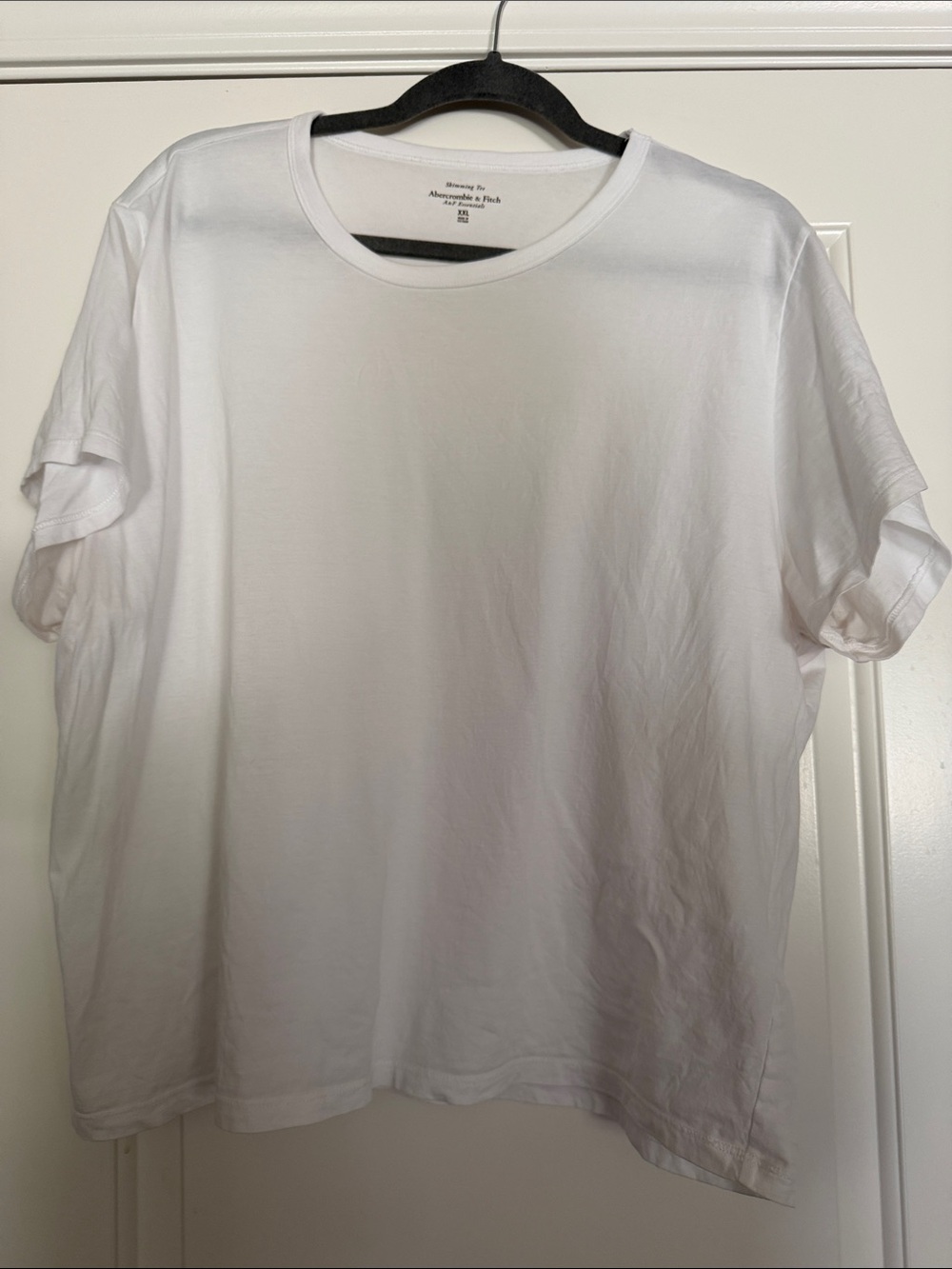 Abercrombie & Fitch White Short Sleeve Women's Crew Tee